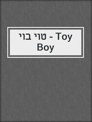 cover image of טוי בוי - Toy Boy