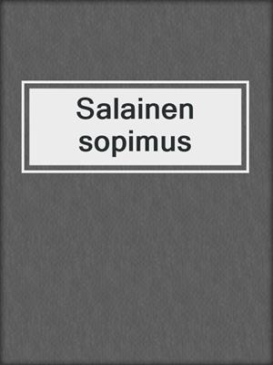 cover image of Salainen sopimus